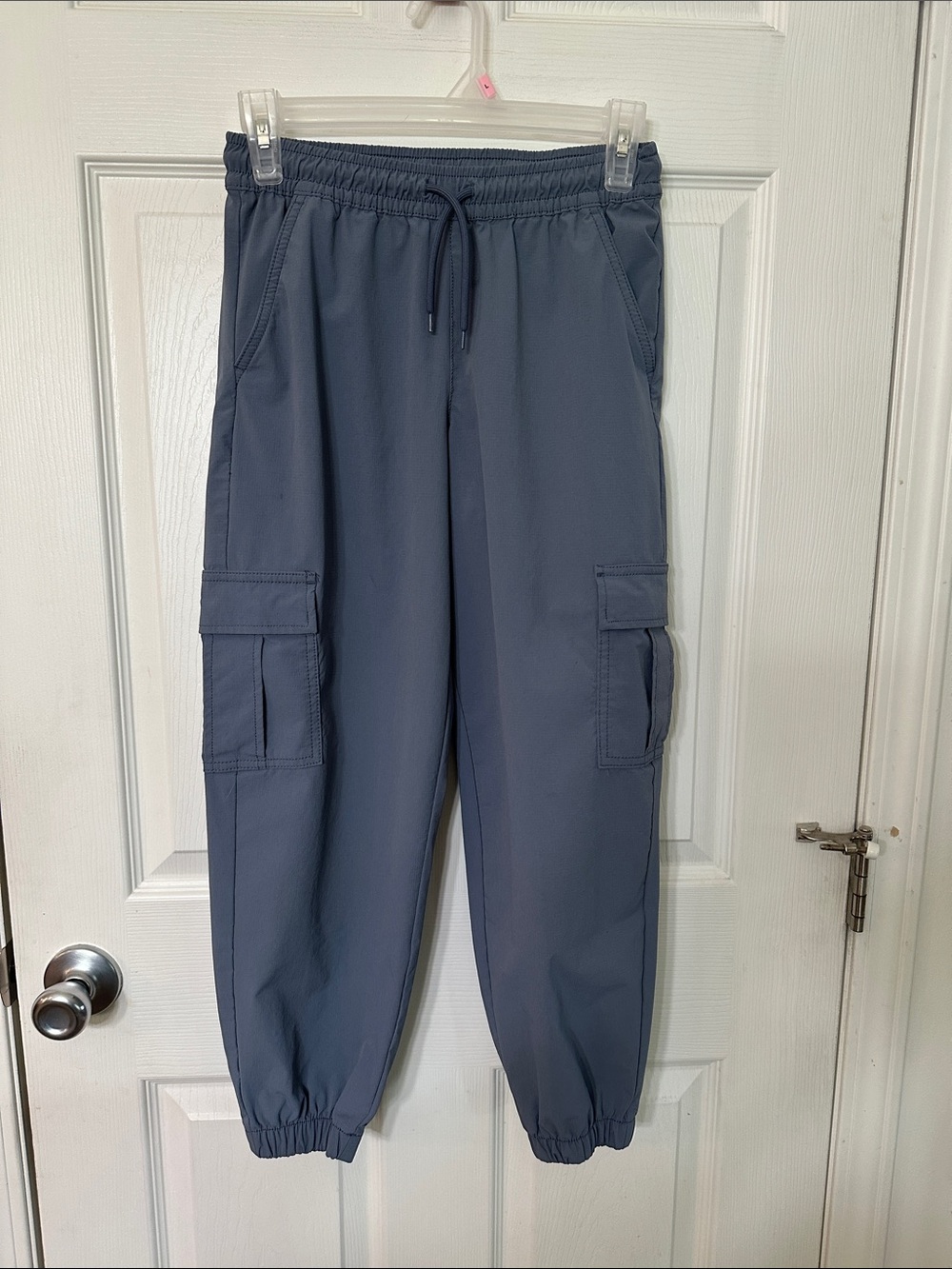 art class Boys Gray Cargo Joggers with Elastic Cuffs